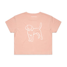 Load image into Gallery viewer, Beagle Mum Breed Illustration Crop T-Shirt