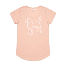 Load image into Gallery viewer, Beagle Mum Breed Illustration Ladies T-Shirt