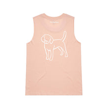 Load image into Gallery viewer, Beagle Mum Breed Illustration Ladies Tank
