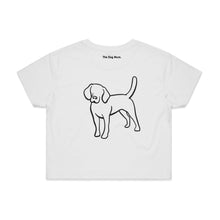 Load image into Gallery viewer, Beagle Mum Breed Illustration Crop T-Shirt
