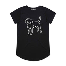 Load image into Gallery viewer, Beagle Mum Breed Illustration Ladies T-Shirt