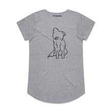 Load image into Gallery viewer, Border Collie Mum Breed Illustration Ladies T-Shirt
