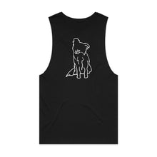 Load image into Gallery viewer, BOARDER COLLIE DAD BREED ILLUSTRATION Tank