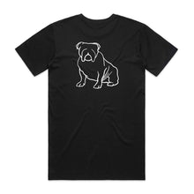 Load image into Gallery viewer, BULLDOG DAD BREED ILLUSTRATION T-Shirt
