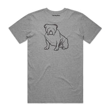 Load image into Gallery viewer, Bulldog Mum Breed Illustration Unisex T-Shirt