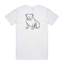 Load image into Gallery viewer, BULLDOG DAD BREED ILLUSTRATION T-Shirt