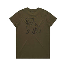 Load image into Gallery viewer, Bulldog Mum Breed Illustration Classic T-Shirt