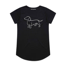 Load image into Gallery viewer, Dachshund Mum Breed Illustration Ladies T-Shirt