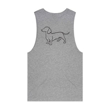 Load image into Gallery viewer, DACHSHUND DAD BREED ILLUSTRATION Tank