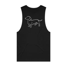 Load image into Gallery viewer, DACHSHUND DAD BREED ILLUSTRATION Tank