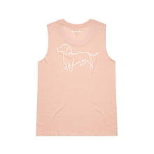 Load image into Gallery viewer, Dachshund Mum Breed Illustration Ladies Tank