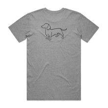 Load image into Gallery viewer, DACHSHUND DAD BREED ILLUSTRATION T-Shirt