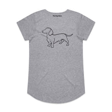 Load image into Gallery viewer, Dachshund Mum Breed Illustration Ladies T-Shirt