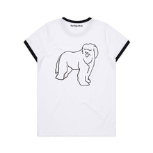 Load image into Gallery viewer, Old English Sheepdog Mum Breed Illustration Ringer T-Shirt