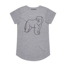 Load image into Gallery viewer, Old English Sheepdog Mum Breed Illustration Ladies T-Shirt
