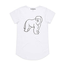 Load image into Gallery viewer, Old English Sheepdog Mum Breed Illustration Ladies T-Shirt