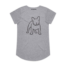 Load image into Gallery viewer, Frenchie Mum Breed Illustration Ladies T-Shirt