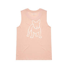 Load image into Gallery viewer, Frenchie Mum Breed Illustration Ladies Tank