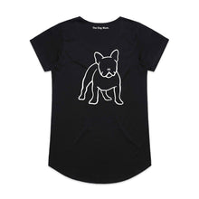Load image into Gallery viewer, Frenchie Mum Breed Illustration Ladies T-Shirt
