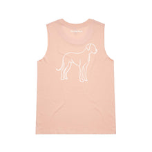 Load image into Gallery viewer, Great Dane Mum Breed Illustration Ladies Tank