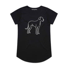 Load image into Gallery viewer, Great Dane Mum Breed Illustration Ladies T-Shirt