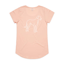 Load image into Gallery viewer, Great Dane Mum Breed Illustration Ladies T-Shirt