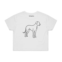 Load image into Gallery viewer, Great Dane Mum Breed Illustration Crop T-Shirt