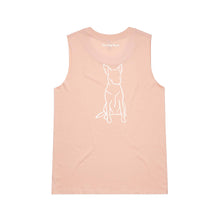 Load image into Gallery viewer, Kelpie Mum Breed Illustration Ladies Tank