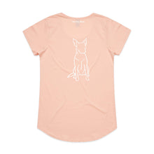 Load image into Gallery viewer, Kelpie Mum Breed Illustration Ladies T-Shirt