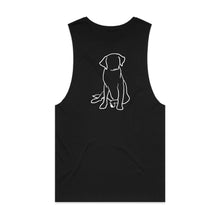 Load image into Gallery viewer, LABRADOR DAD BREED ILLUSTRATION Tank