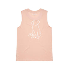 Load image into Gallery viewer, Labrador Mum Breed Illustration Ladies Tank