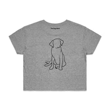 Load image into Gallery viewer, Labrador Mum Breed Illustration Crop T-Shirt