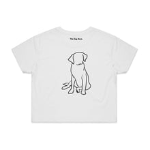 Load image into Gallery viewer, Labrador Mum Breed Illustration Crop T-Shirt