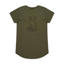 Load image into Gallery viewer, Labrador Mum Breed Illustration Ladies T-Shirt