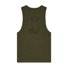 Load image into Gallery viewer, LABRADOR DAD BREED ILLUSTRATION Tank
