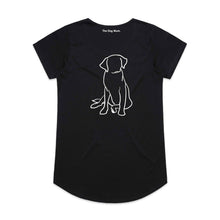 Load image into Gallery viewer, Labrador Mum Breed Illustration Ladies T-Shirt