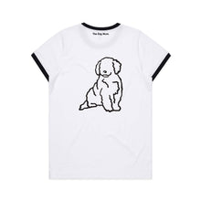 Load image into Gallery viewer, Oodle Mum Breed Illustration Ringer T-Shirt