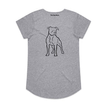 Load image into Gallery viewer, Staffy Mum Breed Illustration Ladies T-Shirt