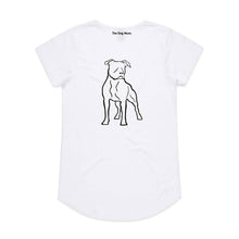 Load image into Gallery viewer, Staffy Mum Breed Illustration Ladies T-Shirt