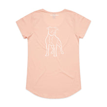 Load image into Gallery viewer, Staffy Mum Breed Illustration Ladies T-Shirt