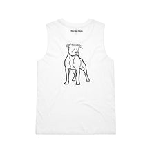 Load image into Gallery viewer, Staffy Mum Breed Illustration Ladies Tank