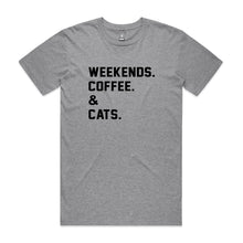 Load image into Gallery viewer, WEEKENDS. ?? &amp; CATS. Unisex T-Shirt
