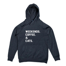 Load image into Gallery viewer, WEEKENDS. ?? &amp; CATS. Hoodie