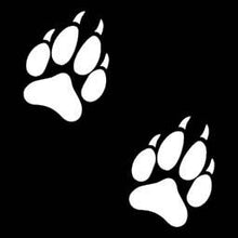 Load image into Gallery viewer, Wolf Prints x2 Bumper Sticker