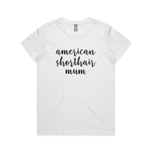 Load image into Gallery viewer, Breed Specific Cat Mum (thick cursive) Classic T-Shirt