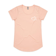 Load image into Gallery viewer, Catmom Heart (thick cursive) LC Ladies T-Shirt