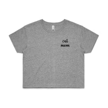Load image into Gallery viewer, Catmom (THICK CURSVE) LC Crop T-Shirt