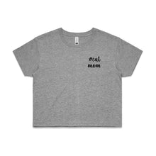Load image into Gallery viewer, #catmom (THICK CURSVE) LC Crop T-Shirt