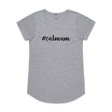 Load image into Gallery viewer, #catmum (thick cursive) Ladies T-Shirt