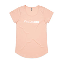 Load image into Gallery viewer, #catmum (thick cursive) Ladies T-Shirt